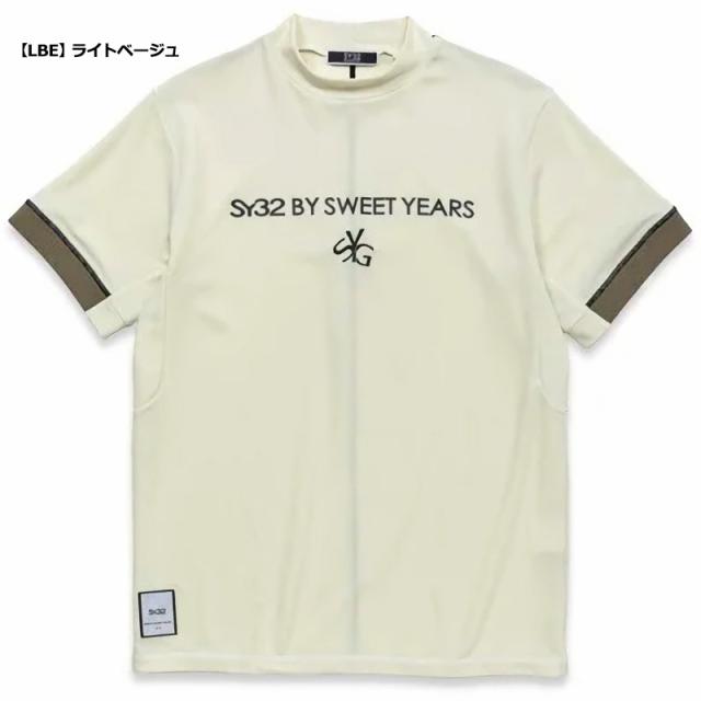 SY32 GOLF メンズ 吸汗速乾 モックネック 半袖シャツ SYG-24SABS14 QUICK DRY KANOKO MOCK ゴルフ【新品】TAAR エスワイサーティートゥ ゴルフウェア メンズウェア MAR3_8