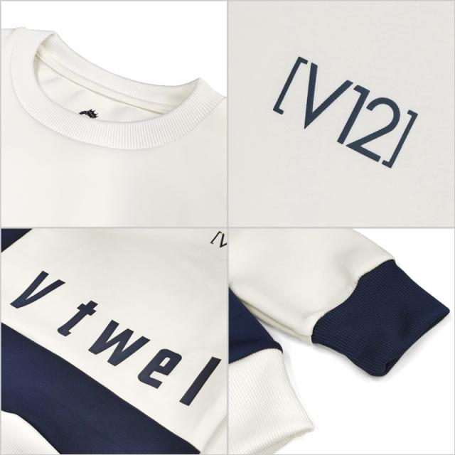 V12 ゴルフ レディース 長袖 スウェット MATTO CREW V122320-SW08