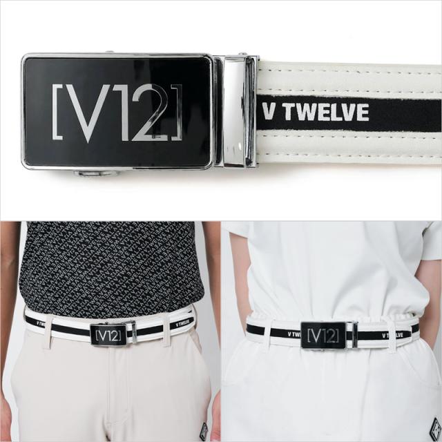 V12 ゴルフ ヴィ・トゥエルヴ ベルト FREELY BELT V122410-BL03【新品】TAAR ゴルフウェア 男女兼用 VTロゴ おしゃれ ブランド V12 GOLF_2