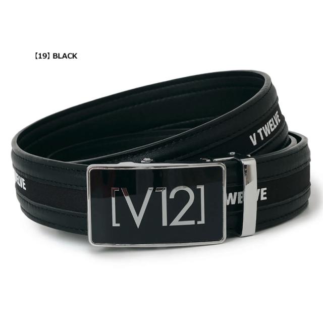 V12 ゴルフ ヴィ・トゥエルヴ ベルト FREELY BELT V122410-BL03【新品】TAAR ゴルフウェア 男女兼用 VTロゴ おしゃれ ブランド V12 GOLF_3