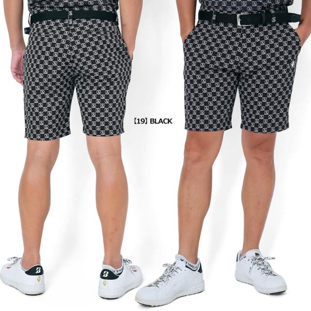 V12 ゴルフ メンズ ショートパンツ MONOGRAM SHORTS V122410-HP08 ヴィ・トゥエルヴ 【新品】TAAR モノグラム ゴルフウェア ストレッチ シンプル GOLF MAR2 V12 ゴルフ メンズ ショートパンツ MONOGRAM SHORTS V122410-HP08 ヴィ