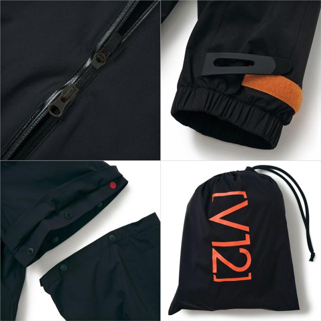 V12 ゴルフ レディース 長袖 レインジャケット 2WAY 収納ケース付き LINE UP RAIN JKT V122410-JK01 ヴィ・トゥエルヴ【新品】TAAR レインウェア V12 GOLF FEB2_6