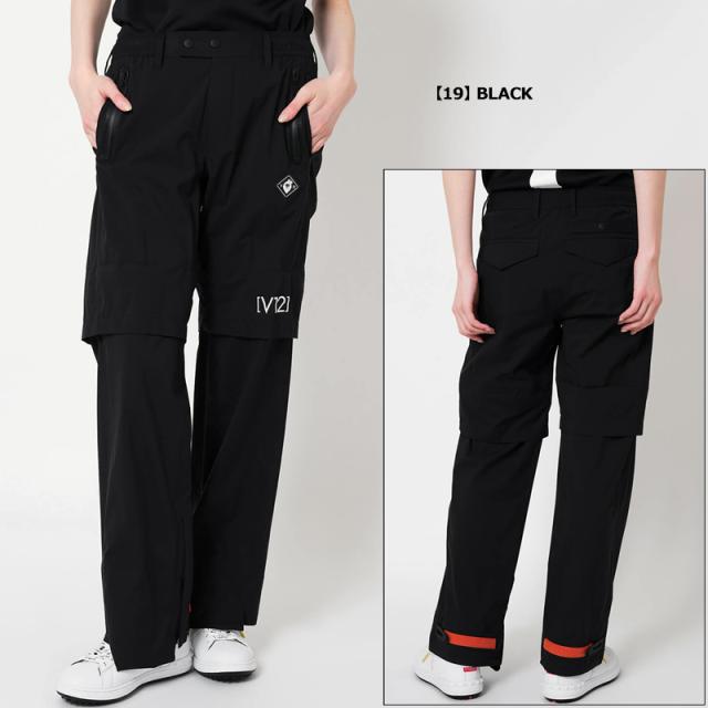 V12 ゴルフ レディース レインパンツ 2WAY LINE UP RAIN PANTS V122410-PN07 ヴィ・トゥエルヴ 【新品】TAAR レインウェア V12 GOLF FEB2_2