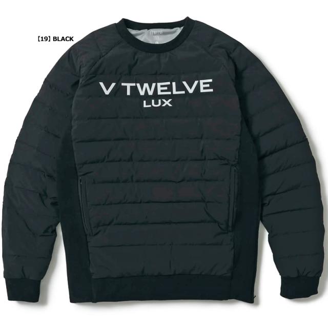 美品　V12 ゴルフ メンズ 長袖 ダウン キルティング スニード ジャケット V12 ゴルフ メンズ 長袖 ダウン キルティング スニード