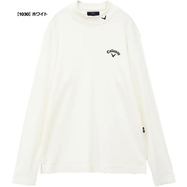 キャロウェイ メンズ モックネック 長袖シャツ 裏起毛 吸湿発熱 保温 C24233108 【メール便発送】【新品】TCBR Callaway モックネックシャツ ハイネックシャツ 発熱インナーシャツ 発熱アンダーシャツ スムース素材 メンズウェア ゴルフウェア プルオーバー_7