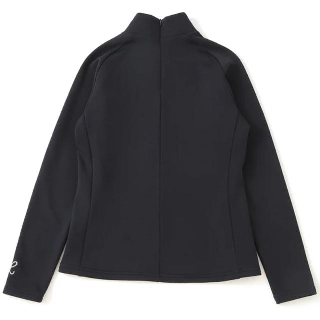 JUN＆ROPE レディース モックネック プルオーバーシャツ 裏フリース