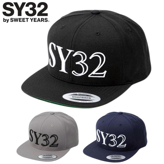 SY32 メンズ スナップバック フラットキャップ 14581 3D LOGO SNAPBACK CAP 【新品】TCBR 帽子 エスワイ フラットビル 平つば スポーツ ストリート ファッション SEP3