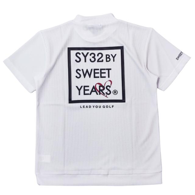 SY32 GOLF 2024 メンズ 吸汗速乾 モックネック 半袖シャツ SYG-24SABS16 LOMELLINA FANTASIA GRADATION PT MOCK ゴルフ 24SS エスワイサーティートゥ MAR3 SY32 GOLFストレッチSYGロゴモックネック 250831 SALE 30%OFF