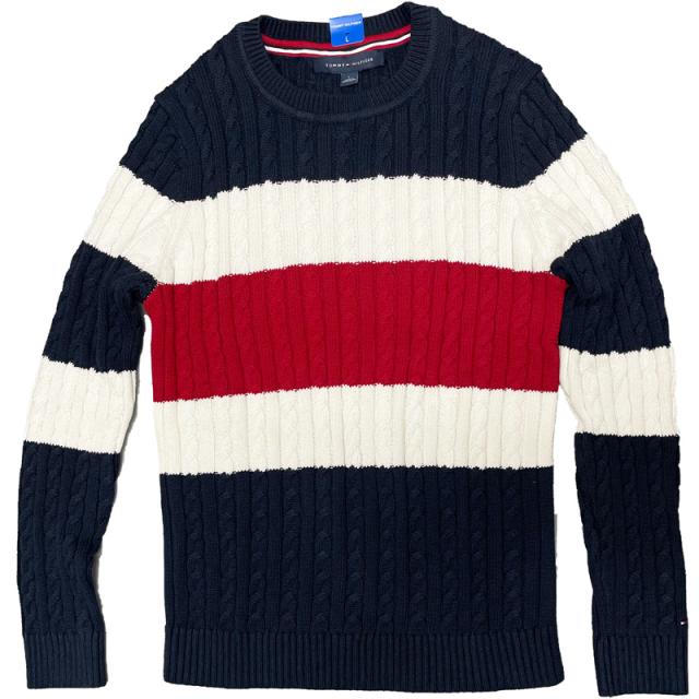 TOMMY HILFIGER トミーヒルフィガー レディース コットン クルーネック