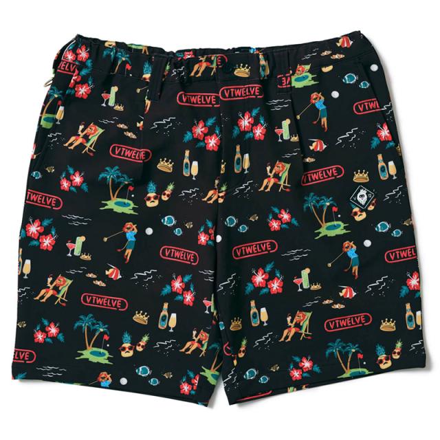 新品正規品L【V12×LEON】RESO SHORTS ショートパンツ コラボ V12 ゴルフ × LEONコラボ メンズ ショートパンツ ストレッチ RESO
