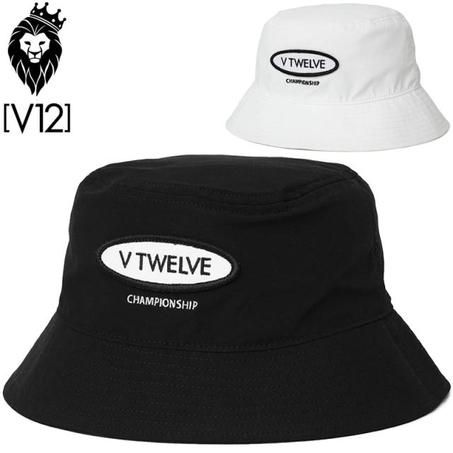V12 ゴルフ 2025 バケットハット CS HAT V122510-CP04 ヴィ・トゥエルヴ 【新品】25SS メッシュ ゴルフウェア 帽子 ハット 刺繍 V12 GOLF