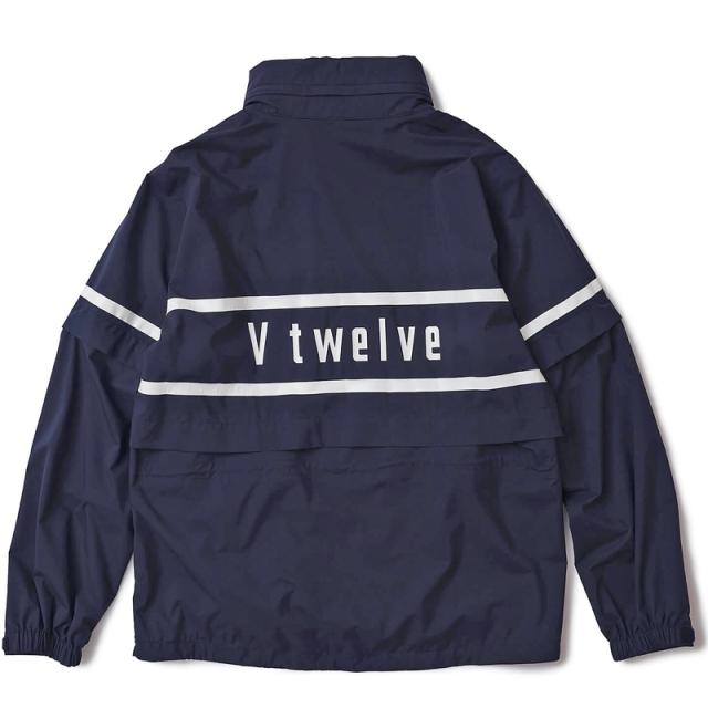 V12 ゴルフ メンズ 長袖 ハーフジップ 2WAY レインジャケット V12 ゴルフ メンズ 長袖 ハーフジップ 2WAY レインジャケット 収納