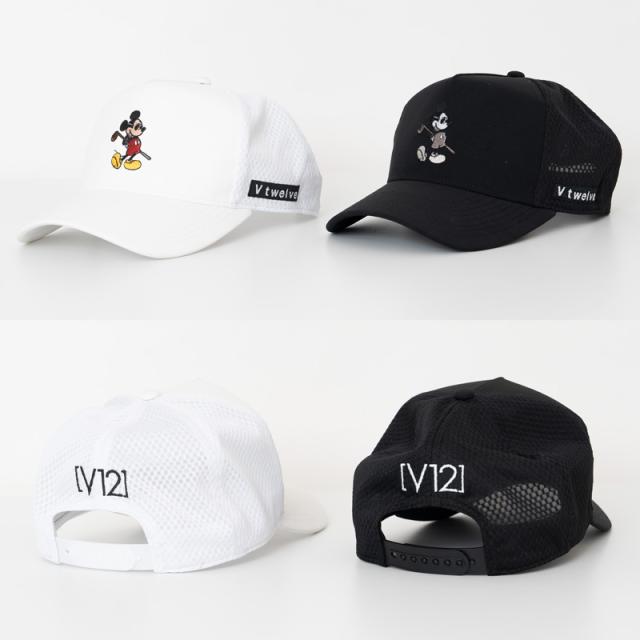 V12 ゴルフ × ディズニーコラボ 2025 メッシュキャップ SM CAP V122515