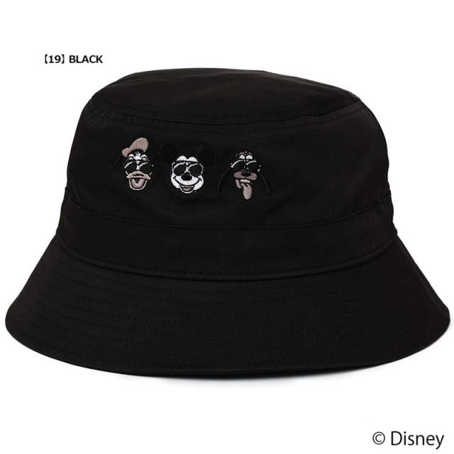 V12 ゴルフ × ディズニーコラボ 2025 バケットハット 刺繍 FACE HAT