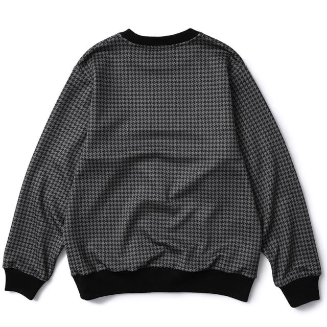 V12 ゴルフ メンズ 長袖 スウェット LX TOOTH CREW VLX2420-SW01 千鳥