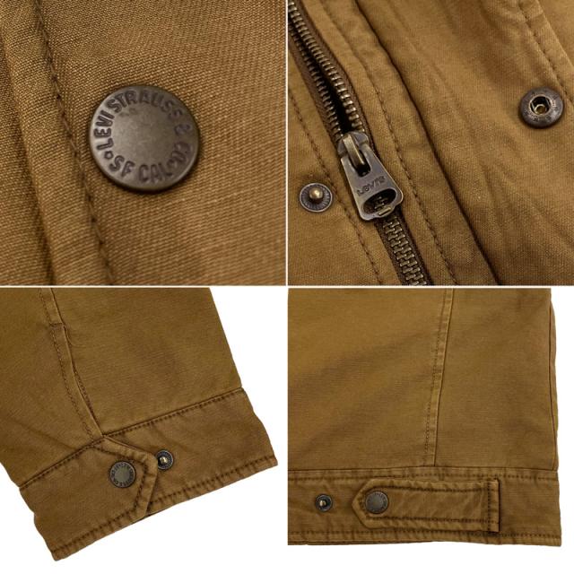 Levi’s リーバイス メンズ 防寒ジャケット 中綿入り コットン100% LM5CZ307 ブラウン【新品】Levis Gジャン ジージャン デニムジャケット パデッドジャケット ブルゾン ジャンバー カジュアル メンズウェア トップス アウター メンズファッション_10