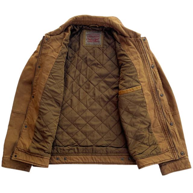 Levi’s リーバイス メンズ 防寒ジャケット 中綿入り コットン100% LM5CZ307 ブラウン【新品】Levis Gジャン ジージャン デニムジャケット パデッドジャケット ブルゾン ジャンバー カジュアル メンズウェア トップス アウター メンズファッション_4