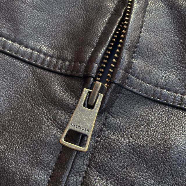 TOMMY HILFIGER トミーヒルフィガー 2025 メンズ フェイクレザー