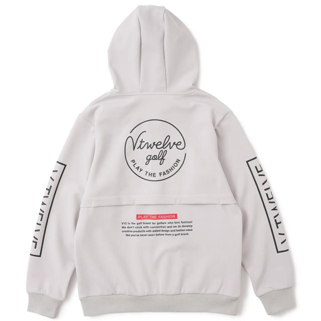V12 ゴルフ 2025 メンズ ジップアップ パーカー ストレッチ SB PARKA