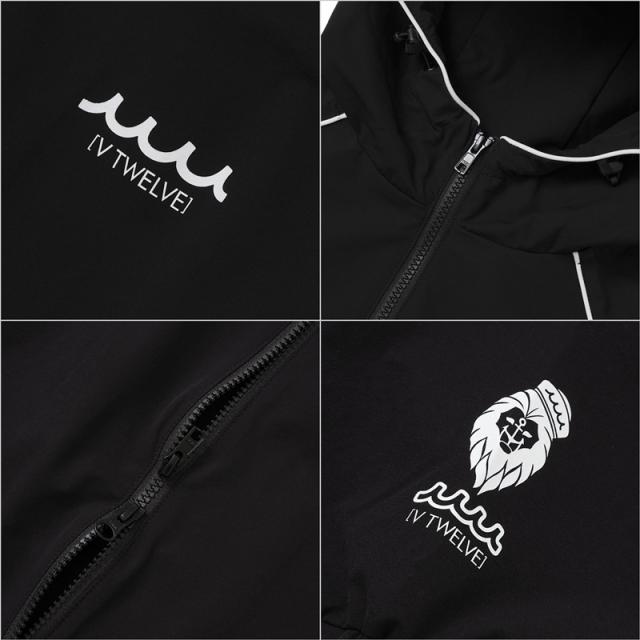 V12 ゴルフ × muta MARINE コラボ メンズ ジャケット 撥水 防風 ストレッチ MU12 JKT V122521-JK16 ヴィ・トゥエルヴ 【新品】UCBR 長袖 フルジップ フード付き ゴルフウェア V12GOLF_9
