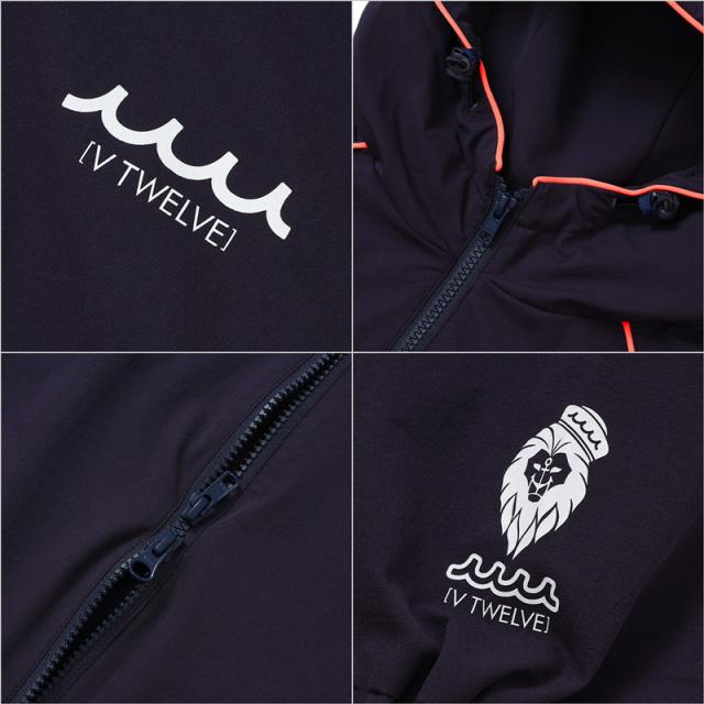 V12 ゴルフ × muta MARINE コラボ レディース ジャケット 撥水 防風 ストレッチ MU12 JKT V122521-JK16 ヴィ・トゥエルヴ 【新品】UCBR 長袖 フルジップ フード付き レディス ゴルフウェア V12 GOLF_10