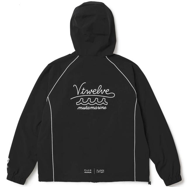 V12 ゴルフ × muta MARINE コラボ レディース ジャケット 撥水 防風 ストレッチ MU12 JKT V122521-JK16 ヴィ・トゥエルヴ 【新品】UCBR 長袖 フルジップ フード付き レディス ゴルフウェア V12 GOLF_6