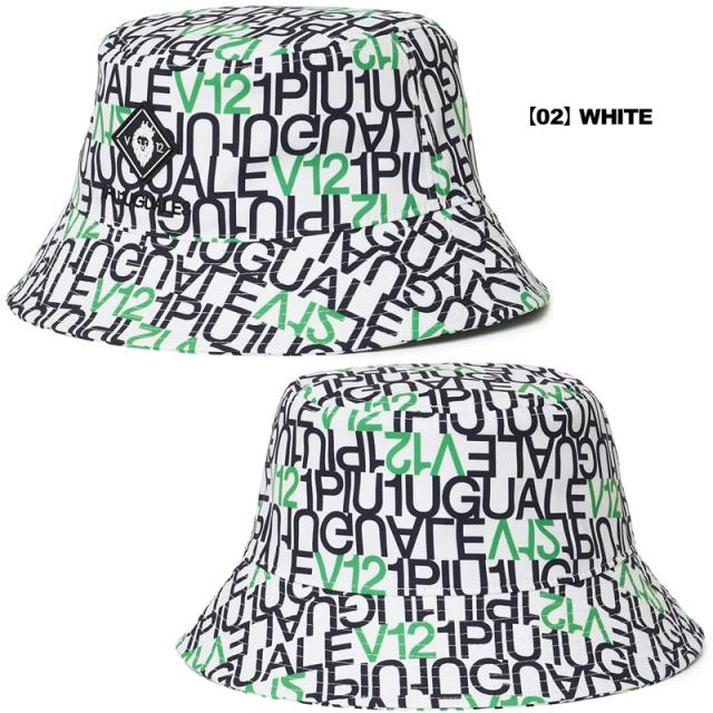 V12 ゴルフ x 1PIU1UGUALE3 GOLF コラボ 2026 ハット V12113 LETTER HAT V122611-CP17 ヴィ・トゥエルヴ 【新品】26SS 帽子 キャップ ゴルフウェア メンズ レディース ユニセックス V12 GOLF JUN2_5