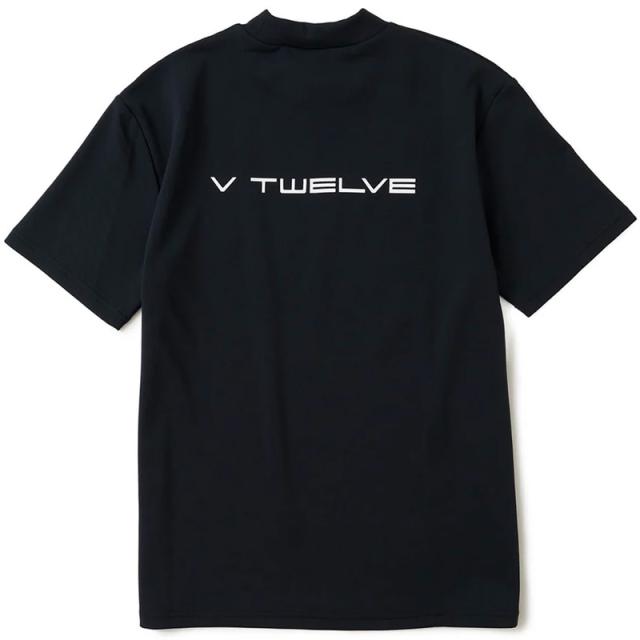 V12 ゴルフ × ディズニーコラボ 2026 メンズ モックネック半袖シャツ ミッキーマウス FUNNY MOCK V122615-MK02 ヴィ・トゥエルヴ 【新品】26SS モックシャツ ゴルフウェア V12 GOLF APR2_7