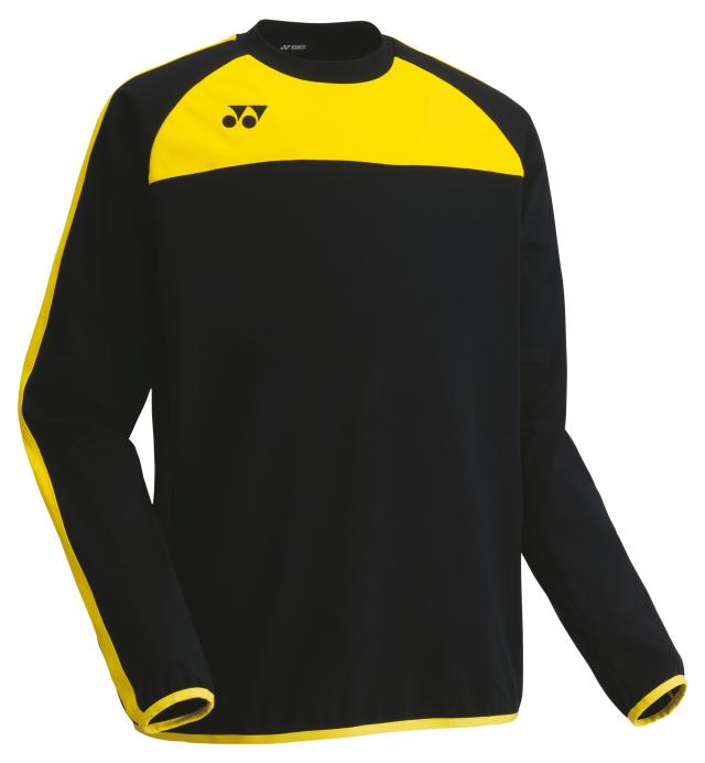 YONEX ヨネックス トレーニングトップ 長袖シャツ FW5006 007 ブラック サッカー ウェア 男女共用 ユニ メンズ スポーツ テニス