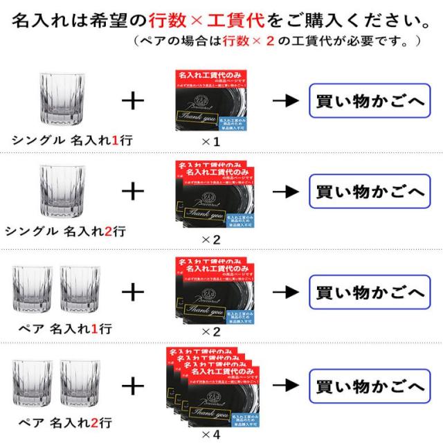 バカラ限定 名入れ ペア商品の場合は二点ご購入下さい 対象アイテム同時購入限定 名入れ可有料 と記載のある商品のみ対応 代引の通販はau Pay マーケット ブランドショップa Level エイレベル