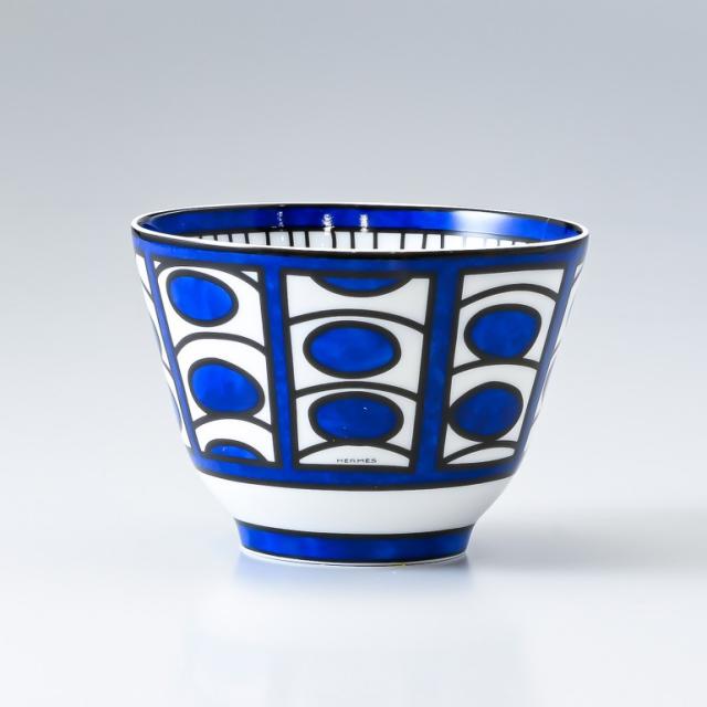 殿堂 エルメス HERMES ブルーダイユール ラージボウル 2 - 食器