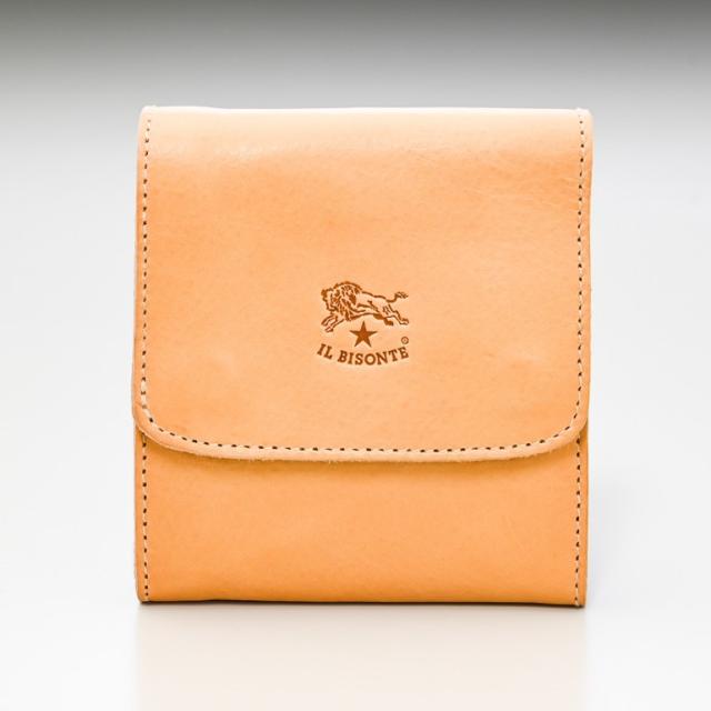送料無料 イルビゾンテ 二つ折り財布 ミニ財布 メンズ レディース ナチュラル ヌメ C0984 P 1 名入れ可有料 名入れ別売り ネーム入れの通販はau Pay マーケット ブランドショップa Level エイレベル
