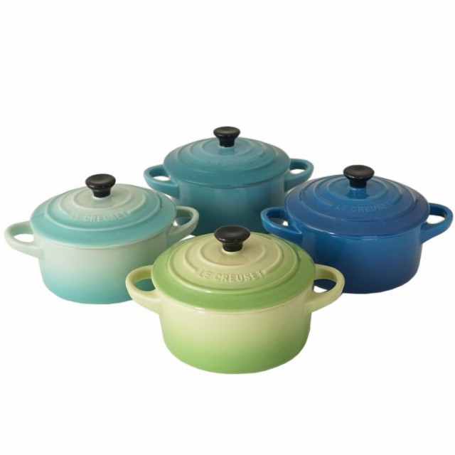 送料無料 ルクルーゼ Le Creuset ミニ ココット ロンド 10cmセット ストーンウェアシリーズ 4色 4個セット シーブリーズ ブルー の通販はau Pay マーケット ブランドショップa Level エイレベル