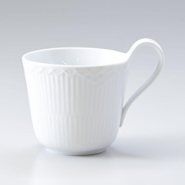 ロイヤルコペンハーゲン ハイハンドル マグカップ ホワイトフルーテッド ハーフレース 330ml ギフト イニシャル名入れ可有料 母の通販はau Pay マーケット A Level エイレベル Au Pay マーケット店