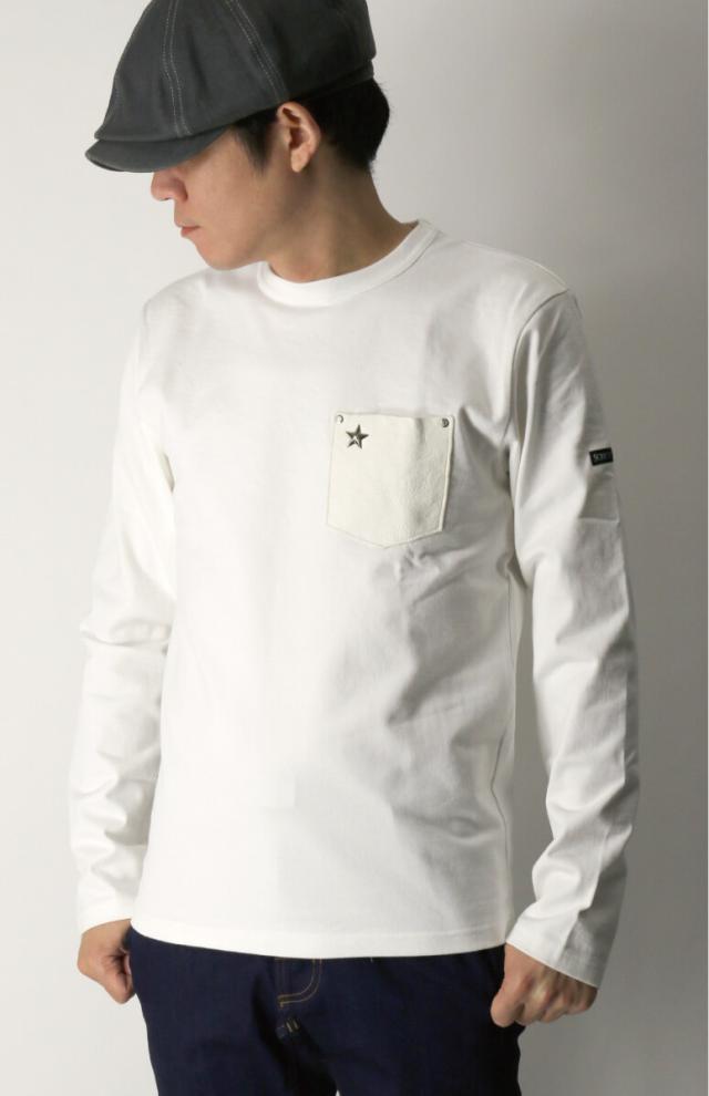 Schott ショット ロングスリーブ レザー ワンスター ポケット Tシャツ ロンt カットソー メンズ レディースの通販はau Pay マーケット リトム