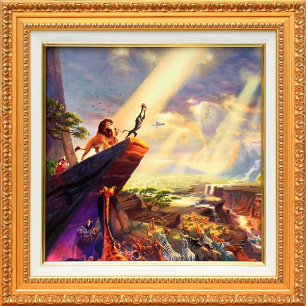 ディズニー トーマス キンケード ライオンキング 展示用フック付 キャンバスジークレ インテリア アート Disney 絵画インテの通販はau Pay マーケット アートショップ フォームス Au Pay マーケット店
