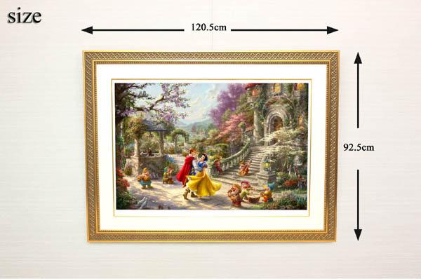 格安販売の ディズニー トーマス キンケード 白雪姫 ダンシング イン ザ サンライト 作品証明書 展示用フック付ジークレ インテリア アー その他絵画 Sutevalle Org