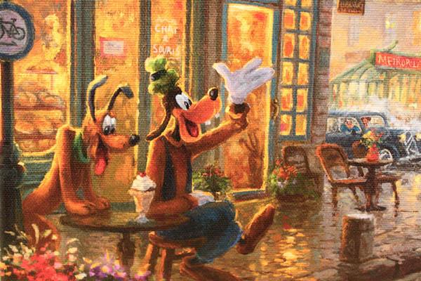 ディズニー トーマス キンケード ミッキー ミニー イン パリ 作品証明書 展示用フック付キャンバスジークレ インテリア アートの通販はau Pay マーケット アートショップ フォームス Au Pay マーケット店