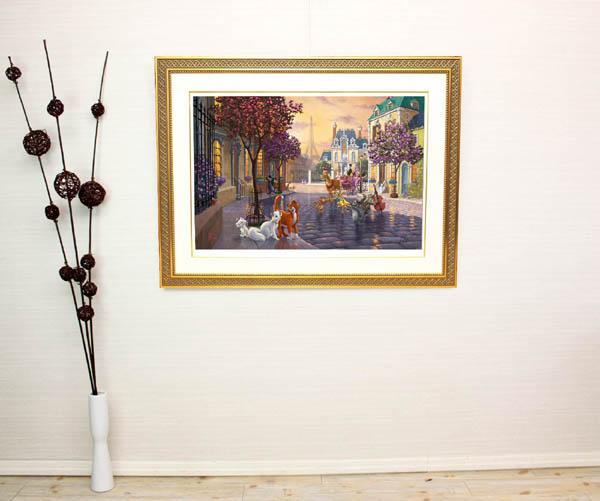 ディズニー トーマス キンケード おしゃれキャット 作品証明書 展示用フック付ジークレ インテリア アート Disney 絵画イの通販はau Pay マーケット アートショップ フォームス Au Pay マーケット店
