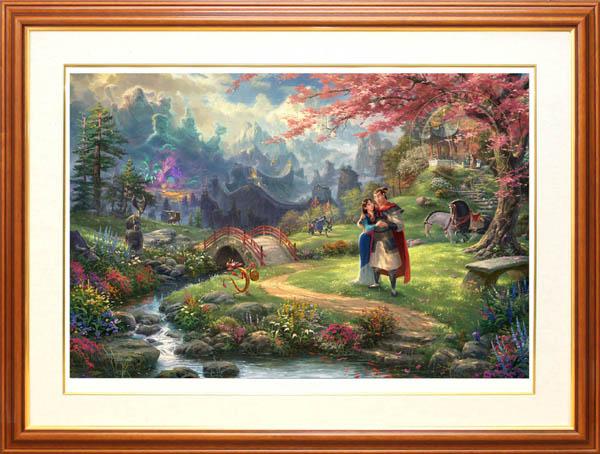 有名人芸能人 ディズニー トーマス キンケード ムーランb 作品証明書 展示用フック付ジークレ インテリア アート Disney 絵画インテリア その他絵画 Www Ustavnisud Me