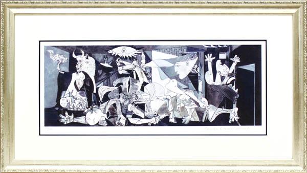 買い販売店 パブロ・ピカソ「ゲルニカ」作品証明書・展示用フック