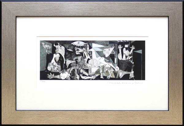 絵画 額装絵画 パブロ・ピカソ 「ゲルニカ」 世界の名画シリーズ