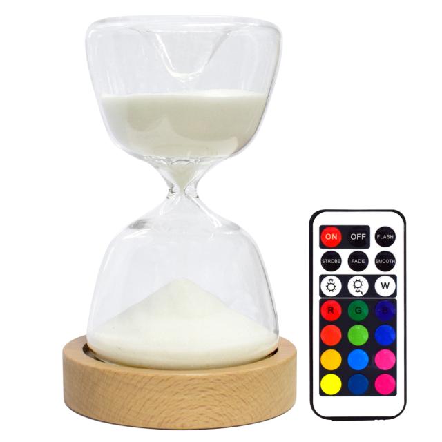 砂時計インテリアランプ - 15分で穏やかな眠りへ誘う 砂時計インテリアランプ - 15分で穏やかな眠りへ誘う