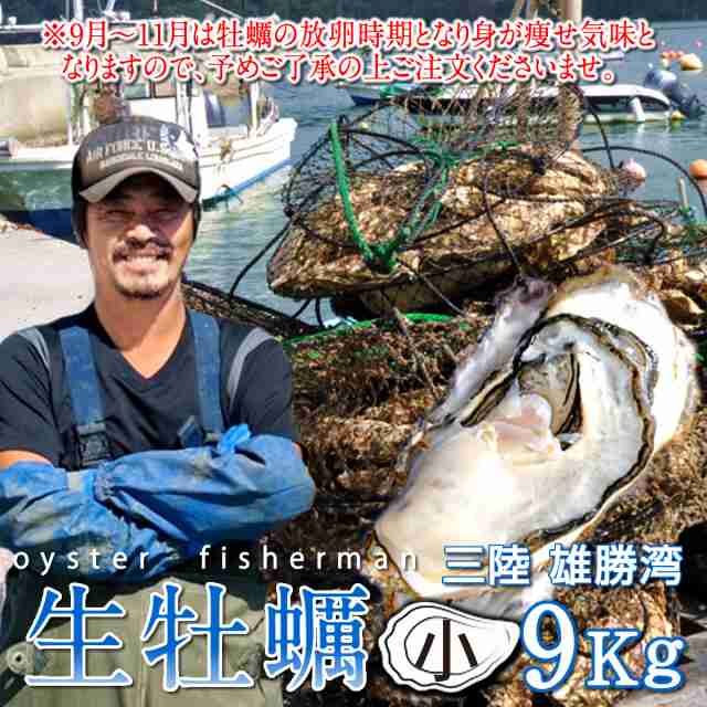 生ガキ 生牡蠣 小 9kg 63 108個入 殻付き 生食用 生カキ 宮城県産 お取り寄せ バーベキューの通販はau Pay マーケット 食紀行