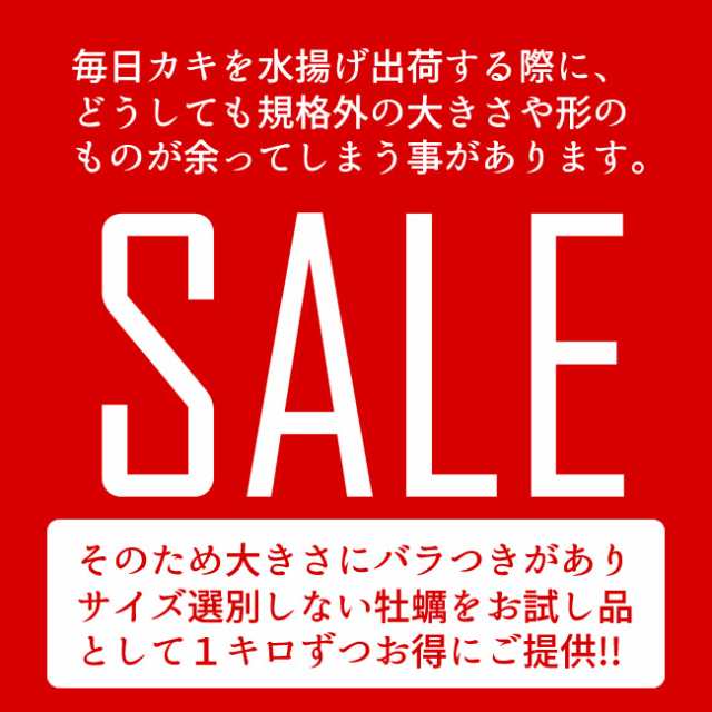 牡蠣 訳あり [SALE] カキ 1kg 復興牡蠣 加熱用 殻付き牡蛎 漁師直送 真ガキ 焼き牡蠣用 生かき 三陸 宮城県産の通販はau PAY  マーケット - 食紀行