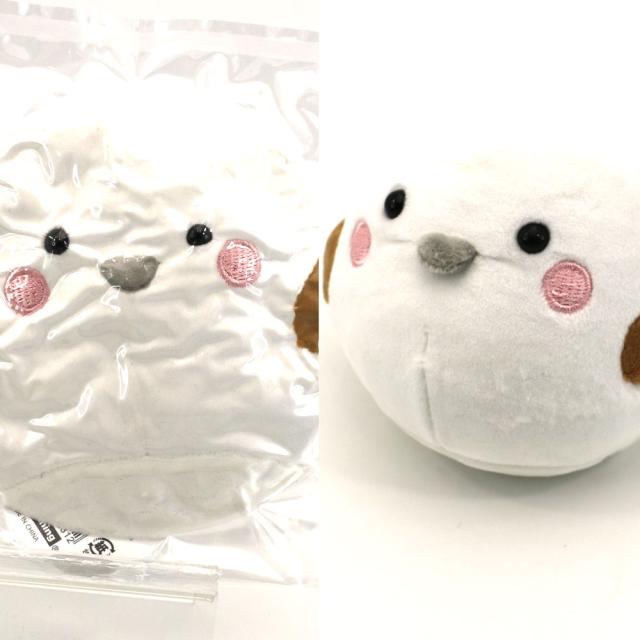 ビッグ・シマエナガのぬいぐるみ（鳴き声仕掛け付き・自立可動式