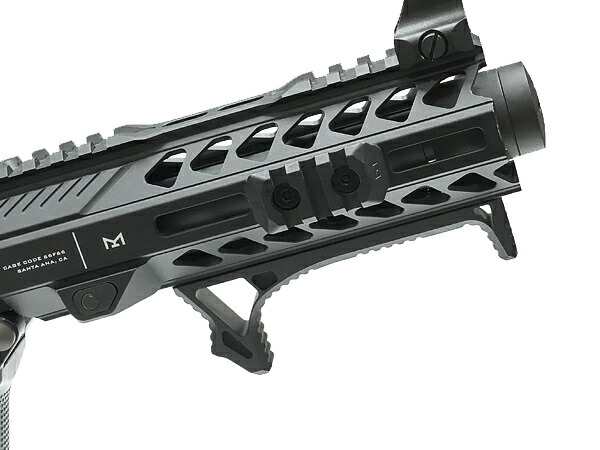 合金製 エアガンハンドストップ M-LOK,KEYMOD対応 黒ブラック - その他