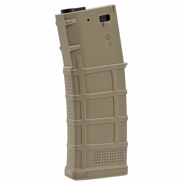 マルイ　次世代M4マガジン FDE 茶色 PTS製 P-MAG ポリマーマガジン