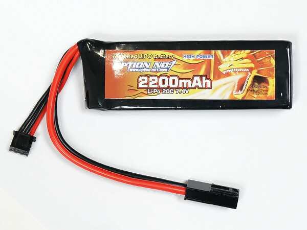 オプションNo.1 バッテリー HIGH POWER LiPo 7.4V 2200mAh（東京マルイ