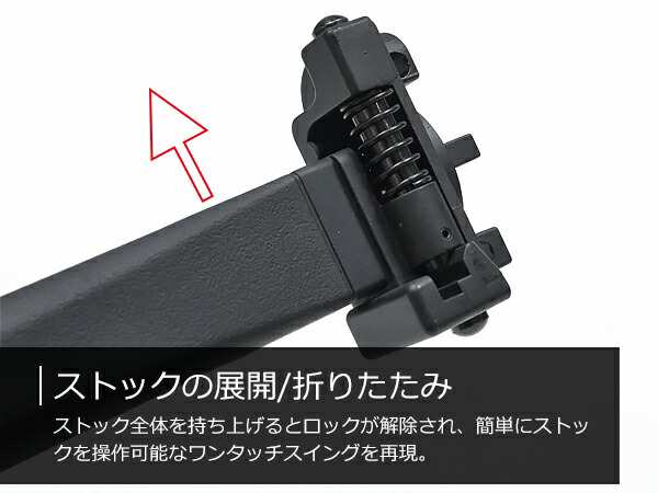 CYMA製】 電動ガン MP5K PDW対応 フォールディング ストック 金属 樹脂 ...